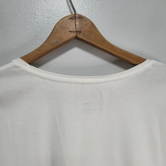 Charter Club 100% Pima Cotton White Tee Size XL - Picture 8 of 11